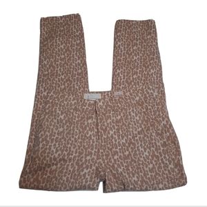 Anthropologie The Wanderer Utility Pants Leopard Print